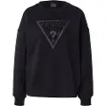 GUESS for woman. W5BQ11KC8I1 Triangle Glitter sweatshirt black (M), Casual, Polyester