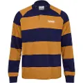 Hummel Loose Striped Langermet Poloskjorte
