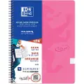 Oxford Touch Notebook A4 squared 5 mm soft touch cover twin-wire 140 pages