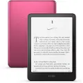 Amazon Kindle Paperwhite Signature Edition - 12. generasjon - eBook-leser - 32 GB - 7 monokrom Paperwhite - berøringsskjerm - Bluetooth, Wi-Fi - metallisk bringebær