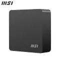 MSI CUBI NUC AI 1UMG-018BEU, Mini PC, Mini-PC, Intel SoC, Ethernet/bredbåndsforbindelse, Wi-Fi 6E (802.11ax), 120 W