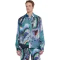 Scotch & Soda 180123 Relaxed Fit Skjorte Med Lange Ermer