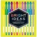 Chronicle Books Bright Ideas: 12 Neon and Glitter Colored Gel Pens