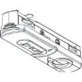 Csdk-Sl Global base GB66-3 Adapter 230V, 1-faset. Inkl. plast nippel GA57/10 og aflastning XTSA510, hvid, 5 kg. træk. - PROFESSIONEL