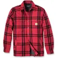 Carhartt Roane Skjortejakke med hette, Herre, Crabapple, S