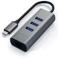 Satechi ST-TC2N1USB31AM - Hub - 3 x SuperSpeed USB 3.0 + 1 x 10/100/1000 - stasjonær