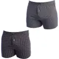 Abanderado As00100 Essentials Printed Cotton With Open Fly Boxers 2 Enheter