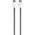 Puro PUCCCFABK415MTDKGREY, 1,5 m, USB C, USB C, USB 2.0, 0,48 Gbit/s, Grå