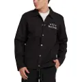 Deus Ex Machina for man. DMF246741 Workshop Coach Jacket black (XL), Casual, Polyester