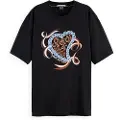 Scotch & Soda Artwork Loose Fit Kortarmet T-skjorte