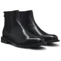 Hugo Boss for man. 50558079 Lysander Leather Ankle Boots black (44), Flat, None, Casual