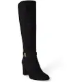 Ralph Lauren for woman. 802967843001 Mate Poly leather boots black (39), 5 to 8 cm, Zip, Casual