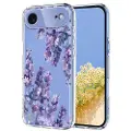 Mtp Products iPhone Air TPU-deksel med blomstermønster - Blåregn