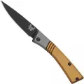 Benchmade Successor Black Cerakote foldekniv, Burnt Brass
