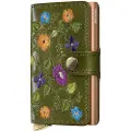 Secrid Miniwallet Stitch Floral Lommebok I Skinn