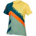 Endura Singletrack Print Ltd Kortskjortet Enduro-sykkeltrøye