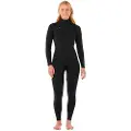 Rip Curl Dawn Patrol Pro 4/3 Mm Dame Våtdrakt I Neopren Med Glidelås I Brystet Og Lange Ermer