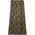 Name it Leopard Lang Skjørt