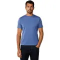 Hackett London for man. HM5000038 Pima blue T-shirt (3XL), Casual, Cotton, Short sleeve