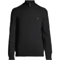 Ralph Lauren for man. 710876756002 Woollen jumper with short black zip (M), Casual