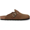 Birkenstock Boston Soft Footbed Suede Leather Sandaler brun