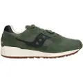 Saucony for man. S70665-69 Shadow 5000 green leather shoes (43), Flat, Laces, Casual