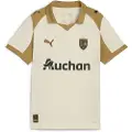 Puma RC Lens 25/26 Third Jersey Youth, Clothing, Alpine Snow/Matte Gold, 7-8Y