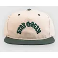 The Dudes Stay Green Unstructured 5 Panel Caps hvit