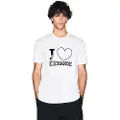 Armani Exchange for man. XM001413AF16432M1163 Love T-shirt white (XL), Casual, Cotton, Short sleeve