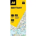 AA Publishing AA Road Map Brittany