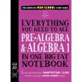Workman Publishing Everything You Need to Ace Pre-Algebra and Algebra I in One Big Fat Notebook