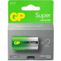 GP Super Alkaline Batteri D/LR20/13A 2-pakk