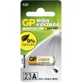 GP High Voltage 23A, Engangsbatteri, Alkalinsk, 12 V, 1 stykker, Flerfarget, Blister
