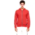 EA7 for man. 7M000973_AF10377 Hoodie with zip Logo Series red (XXS), Casual, Cotton