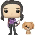 Funko POP! Pop! Hawkeye Kate Bishop Med Lucky Pizzahunden-figur