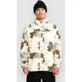 Volcom Nelson Sherpa Full Hettegenser med glidelås hvit