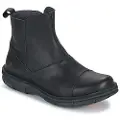 Art for woman. 117301401003_001 Leather ankle boots 1730 Nappa Black/ Misano (36), Flat, 1 to 3 cm, Zip, Casual