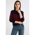 Marella for woman. 2523366244200 Pace navy cashmere blend jumper (M), Casual, Kashmir