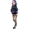 Union Creative Gridman Universe Zozo Black Collection Akane Shinjo 23 Cm Figur