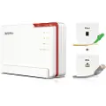 AVM Box 5690 Pro, Wi-Fi 7 (802.11be), Tri-band (2.4 GHz / 5 GHz / 5 GHz), Ethernet/bredbåndsforbindelse, Hvit, Frittstående router