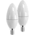 Airam LED-pære E14 4,9W 2700K 470 Lumen 2-Pakning