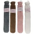 24hShop Fluffy varmeflaske med ekstra langt design og mykt trekk