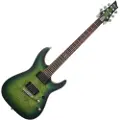 Schecter C-1 Platinum Satin Green Burst - Ex Demo