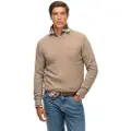 Superdry for man. M6110691A Jumper Essentials beige (3XL), Casual, Cotton