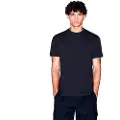 Armani Exchange for man. XM001467AF10356UB101 T-shirt with navy piping (M), Casual, Cotton, Short sleeve