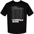 Karl Lagerfeld Reg Barcode Kortarmet T-skjorte