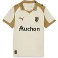 Puma RC Lens 25/26 Third Jersey Youth, Clothing, Alpine Snow/Matte Gold, 5-6Y