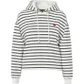 Pieces Chilli Stripes Hettegenser