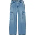 Name It Kids Rose Wide Cargo Fit Jeans