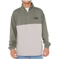Rip Curl Heritage Oval 1/4 Zip Crew Fleecegenser grønn